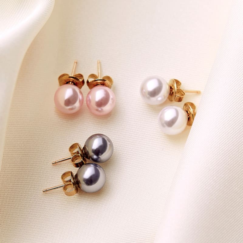 ELLE Jewelry 14K Pearl Earrings (Gold Filled) ELGPEE483