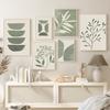 Plant Leaves Rainbow Geometry Abstract Boho Wall Art Canvas Painting Nordic Posters & Prints Wall Pictures For Living Room Decor