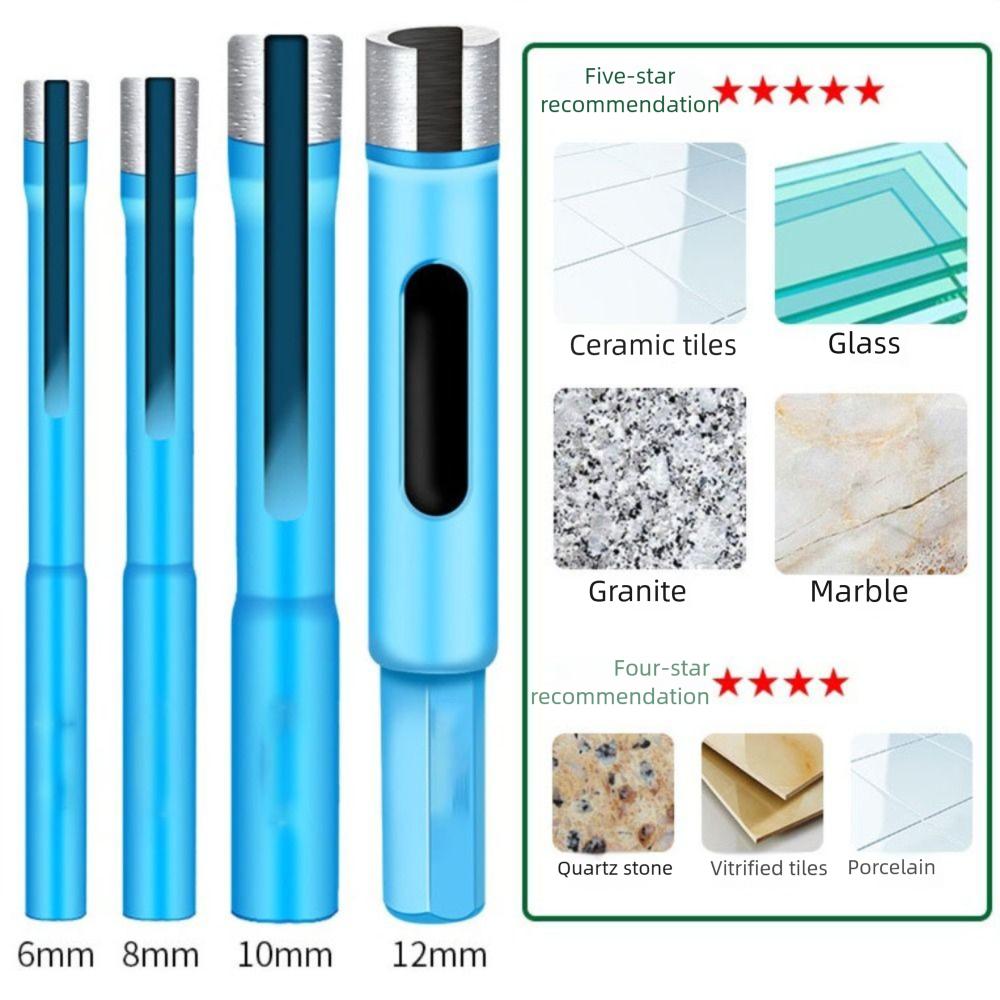 Quick Hole Punching Coated Drill Bit Blue Coating Core Drill Bit Hole Opener  Granite Drilling