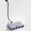 Schnelle Geschwindigkeit 1 bis 4 Port Ethernet Splitter Aluminium Gigabit Netzwerkadapter für mehrere Geräte 1000Mbps