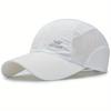 Gorra de Béisbol Ajustable de Secado Rápido - Protección Solar Transpirable para Golf al Aire Libre, Pesca, Running, Deportes