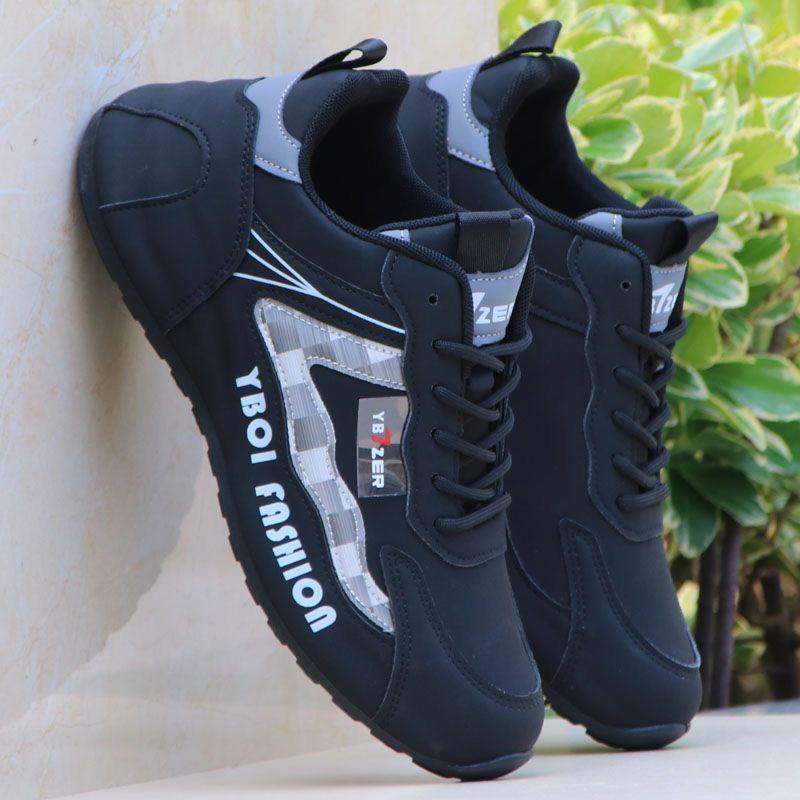 Brand Discontinued Men's Mesh Breathable Non-Slip Sports Shoes - Trendy High-End Casual and Running Shoes for Spring and Autumn