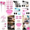 Professionele 5-11 stuks Haarkleuringskit Highlighting Tools Kam Borstel Kleur Vouwbare Kom Oorbeschermers Voor Kapper Schoonheidssalon Thuisgebruik