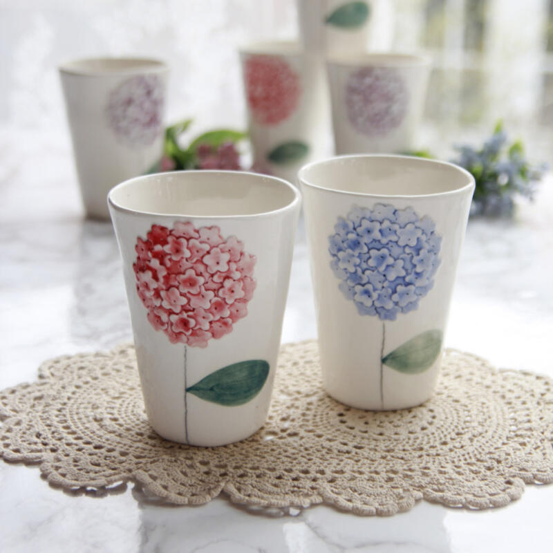 Hydrangea Tea and Hydrangea Mug Set of 2
