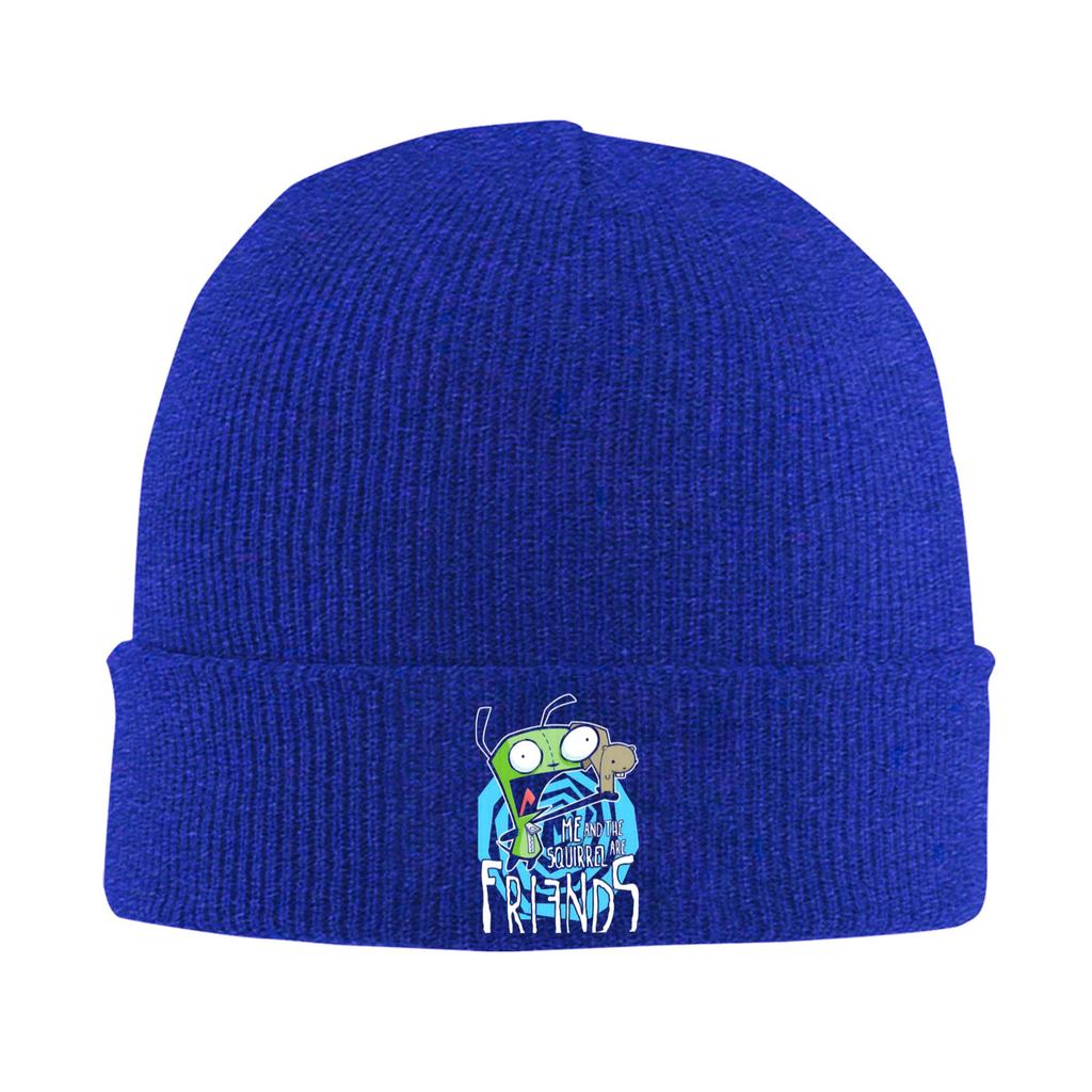 Invaders Zims Beanie Hats  Bonnet Hats Men Women Unisex Casual Outdoor Knitting Hat Autumn Winter Graphic Warm Caps