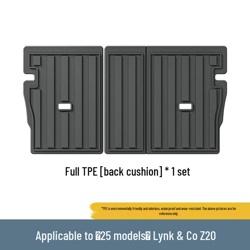 Lynk & Co Z20 2025 Dirt-Resistant TPE Floor Mats, Trunk Mat, and Seat Backrest Pad