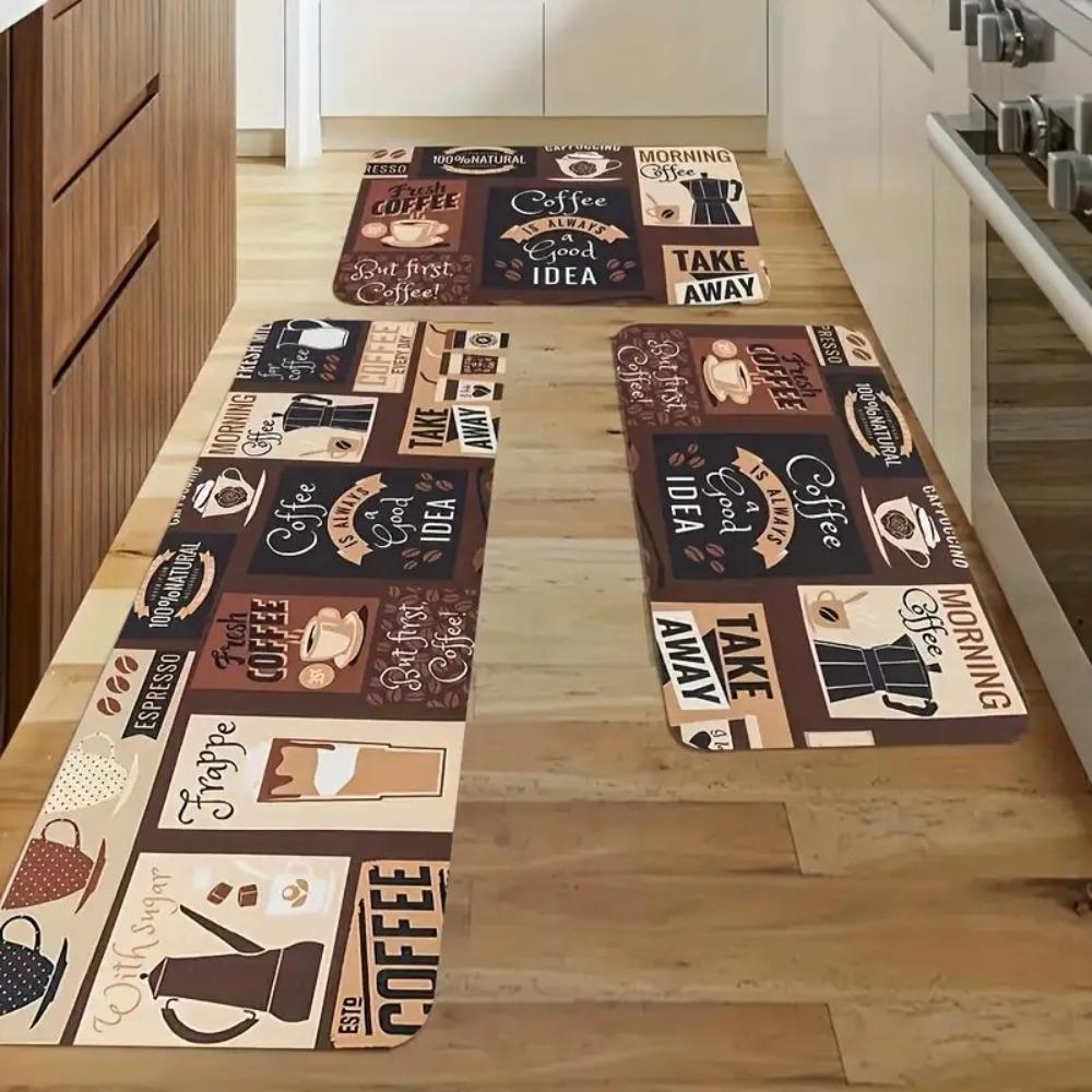 

Non-slip Kitchen Floor Mat Water-absorbing Entrance Rug Kitchen Carpet Doormat Bathroom