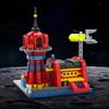 MOC Futurama Planet Express Модель Будівельні Блоки Анімований DIY Креативна Станція Експрес Космічний Корабель Доставки Цегляні Іграшки Подарунок для Дорослих