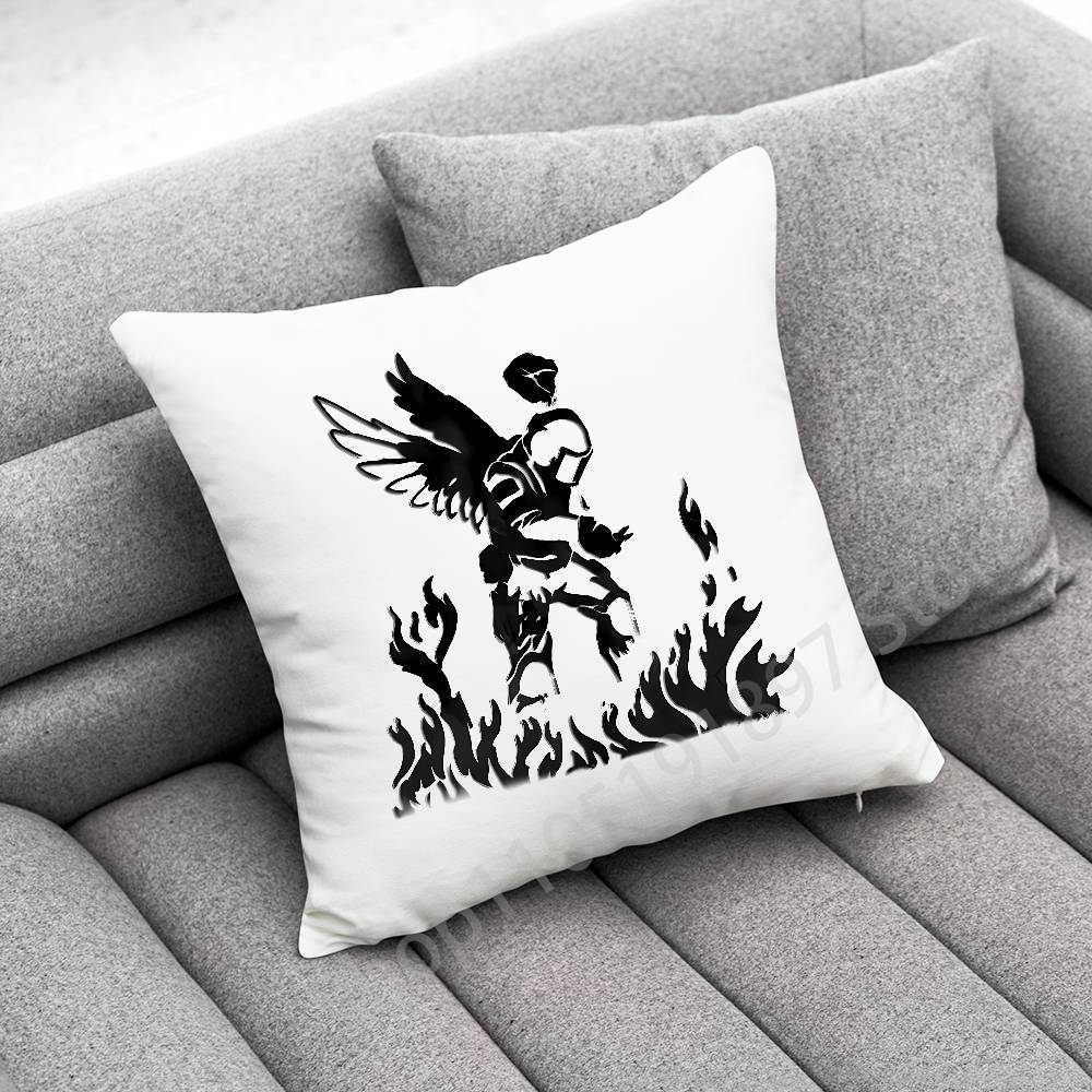 C-CSGO C-CS GO Throw Pillow Case For 45x45cm 40x40cm 55x55cm 50x50cm 30x30cm Square Car Pillowcase Shell