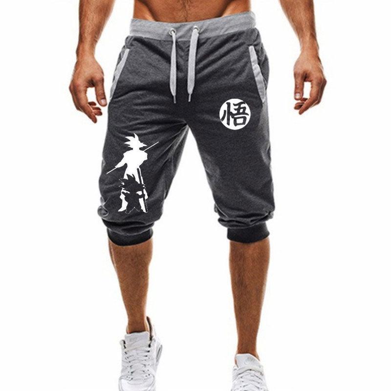 Letní pánské pětibodové kalhoty Goku Casual Sports Šortky se stahovací šňůrkou