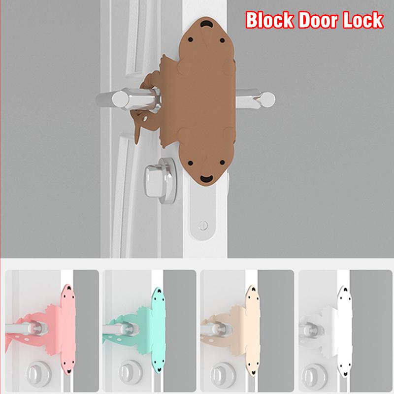 Door Slam Preventer Anti-collision Silicone Door Silencer Quiet Door Closer Cushion Door Lock Cover Cushion Noise Reduced