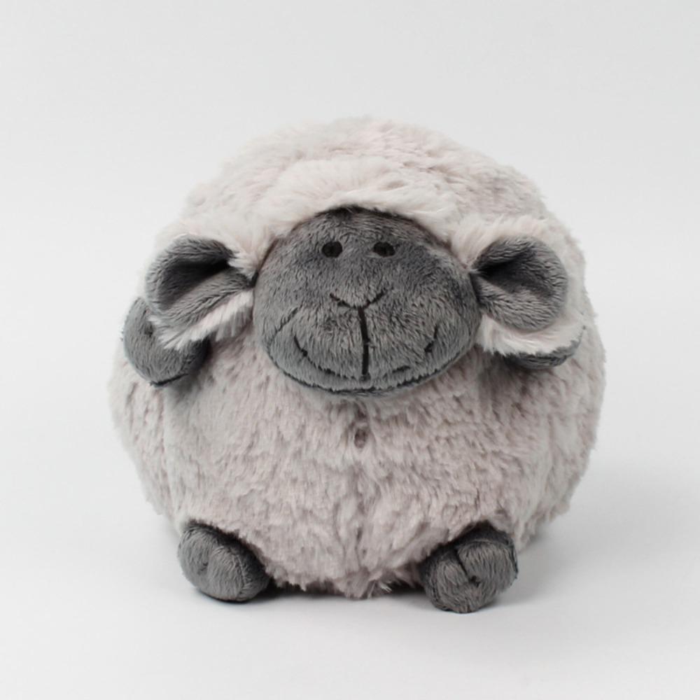 

Cozy Sheep Plush Toy Huggable Plush Pillow Toy Gift Sheep Ball Doll Bedroom Decor серый
