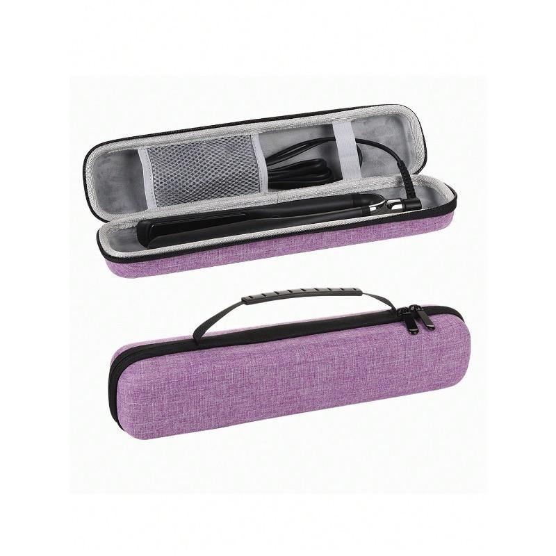 

1 шт. Портативная коробка для хранения щипцов для завивки, портативная сумка для хранения расчески для выпрямления волос, жесткая коробка для хранения щипцов для завивки из ЭВА, дорожная коробка для хранения, портативная Purple разноцветный