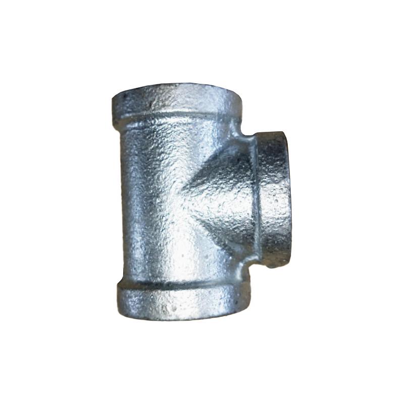 JINNING Galvanized Malleable Iron Female Thread Tee