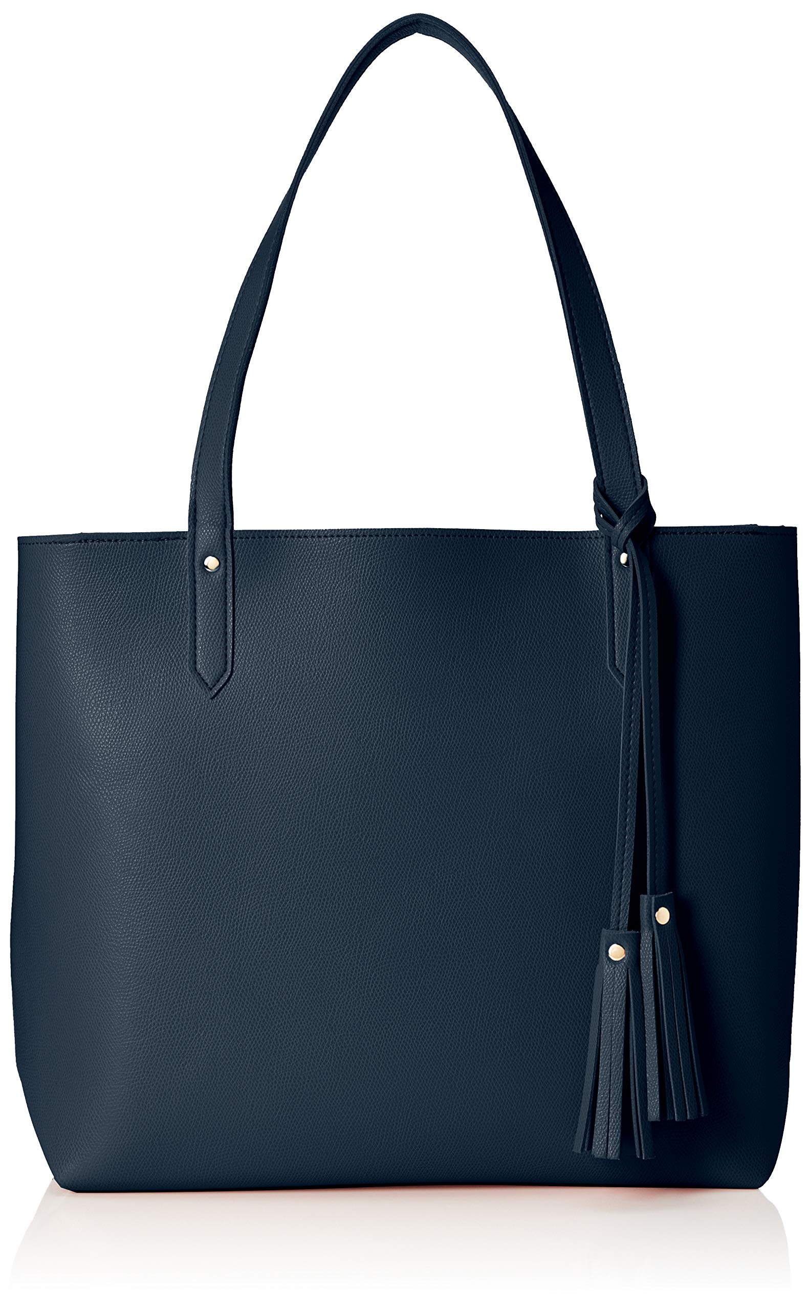 

Porta Fortuna Tote Bag with Fringe Tassels, B5 Size, 4453, Navy