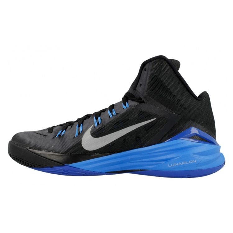 

Мужские кроссовки Nike Hyperdunk 2014 черные металлик-серебристый-фото-синий 653640-004