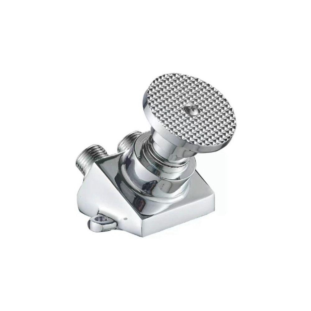 Brass Construction Foot Pedal Valve Single Cold Tap Pedal Bathroom Faucet  Bathroom Basin