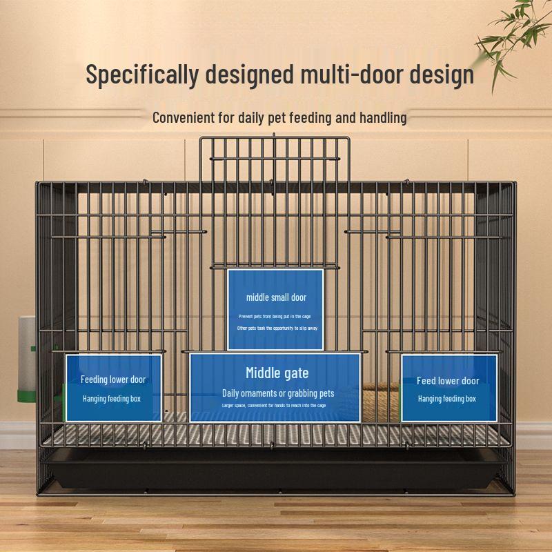 Rutin Encrypted Large Cage for Poultry: Ideal for Chickens, Ducklings, Quails, Call Ducks