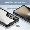 For Sony Xperia 1 VII Phone Case WANLONFENG XC Series TPU Acrylic Cover with Tempered Glass (Big Lens Hole)