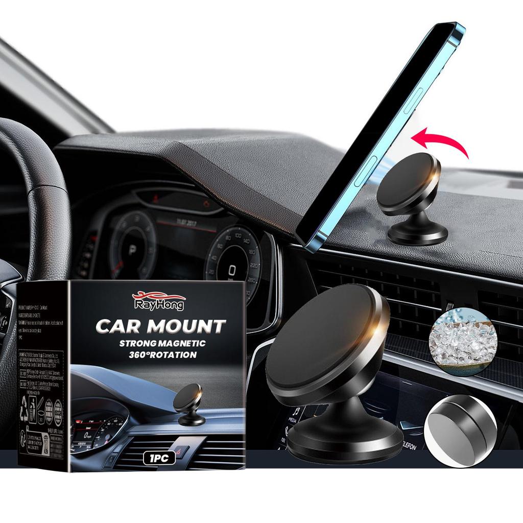 1pcs  Car Mount Car Rotating Dashboard Navigation New Magnetic Folding Cell Phone Holder