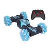 2.4G Remote Control Car Gesture Sensing 360 Degrees  Rotation Light Music Double Sided RC Vehicle Toy Blue
