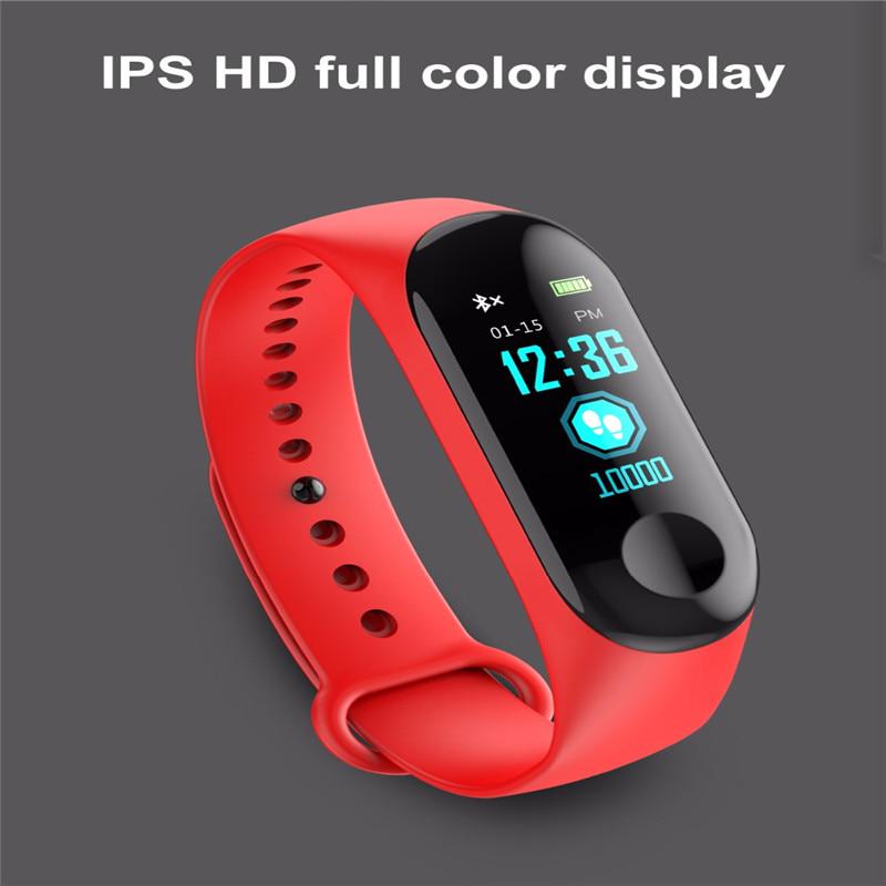 M3 Smart Band Wristband Health Heart Sports Bracelet Smart Band Watches Women Blood Pressure