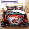 3pcs L-Liverpool (4) Design Cover Set - HD Printed Bedding with 1 Cover and 2 Pillowcases - Perfect for Home and Dorm Decor