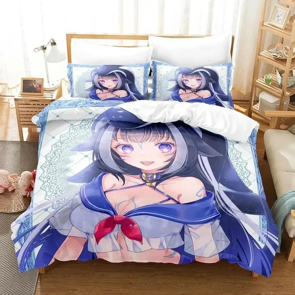 New 3D Print Anime Kawai Young Girls Shylily Beding Set Bedrom Soft Modern Bedspreads Comefortable Soft Duvet Cover Quilt Pilowcase