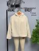 European & American Women's Street Fashion Turn-Down Collar Fuzzy Coat