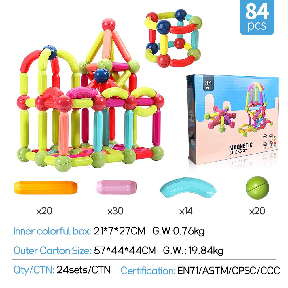 Magnetic Sticks Building Blocks: Versatile Educational Toys for Early Childhood