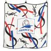 Yves Saint-Laurent 1998 France World Cup Silk scarf multicolorUsed