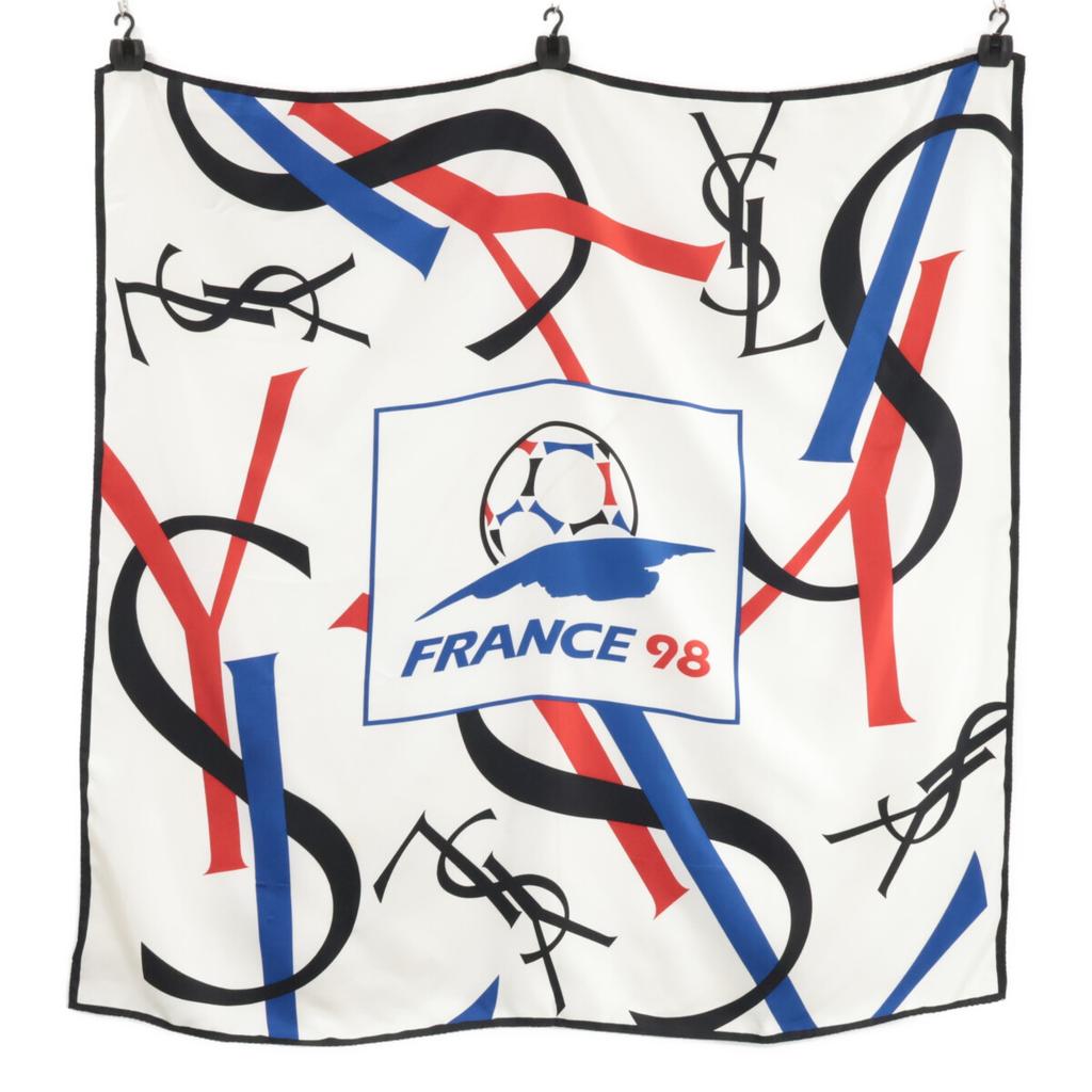 Yves Saint-Laurent 1998 France World Cup Silk scarf multicolorUsed