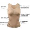 Women Shapewear Padded Tummy Control Tank Top Slimming Camisole Removable Body Shaping Compression Vest Corset