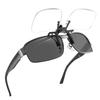 May Flower Clip On Magnifying Reading Glasses Rimless Lenses With Diopter Magnifier For Men Sunglasses With Box