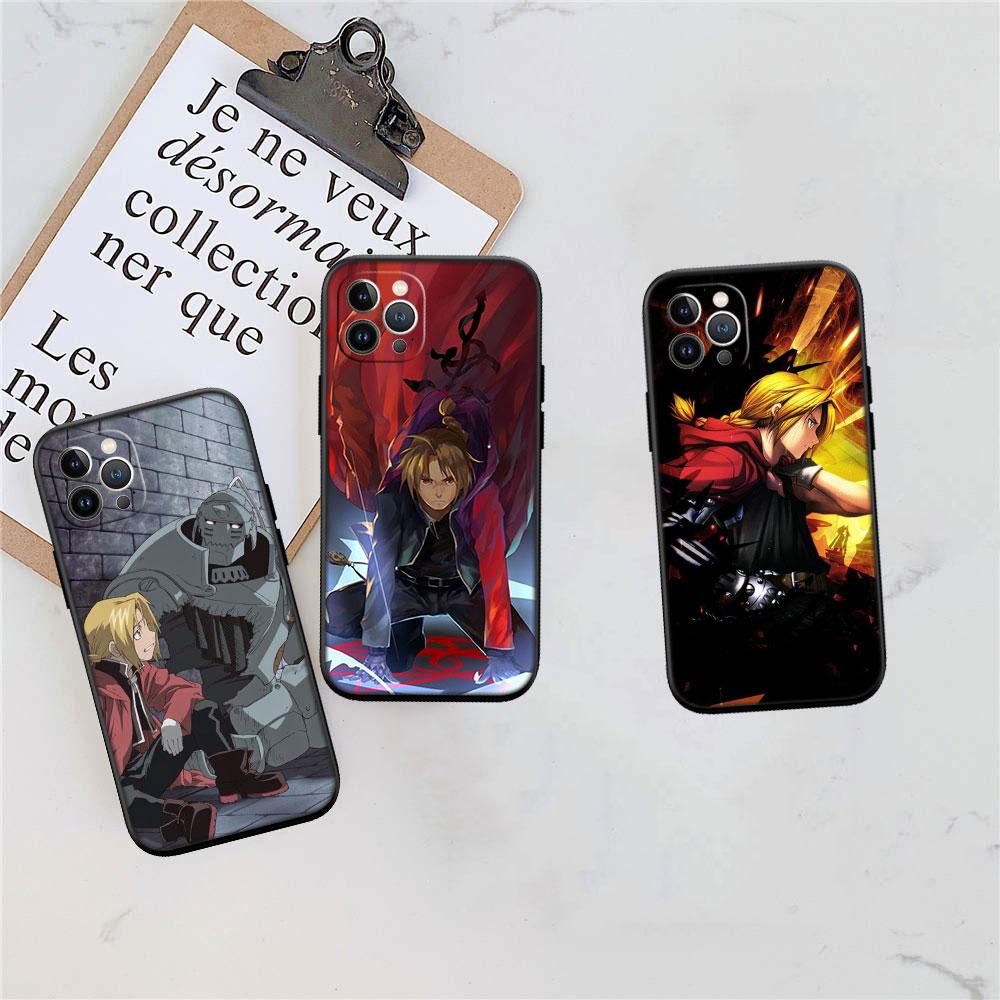 LO45 Fullmetal Alchemist Soft Shell Phone Case for Redmi Note 10 11 12 Pro Max 10S 10C 10T 11A 11S 12S 12C