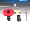 Extruder Gear Kit, 11 Coated Hardened Steel Dual Gear Drive, Direct Drive, DLC Coated Integrated Shaft for DDB Cw1 Cw2 3D Printer