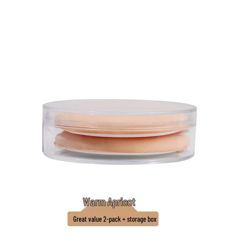 Pineapple Pie BB Cream Sponge Puff & Cushion: Non-Absorbing Makeup Tool with Wet/Dry Loose Powder Application.