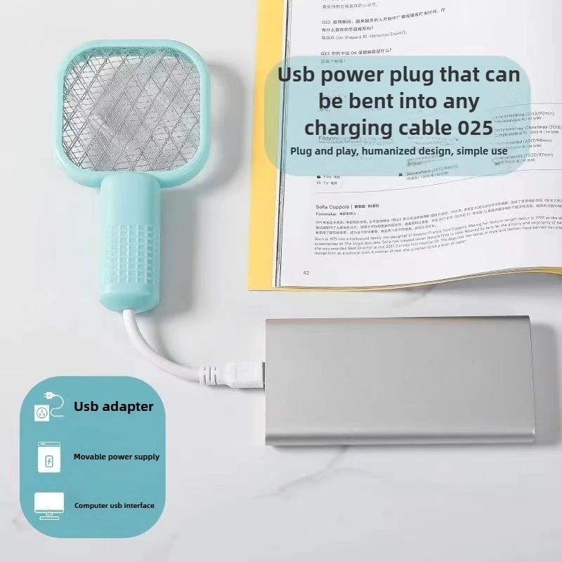 Household Usb Purple Light Mosquito Killer Lamp Electric Mosquito Swatter Trap and Kill Mosquitoes Outdoor Picnic Portable Car