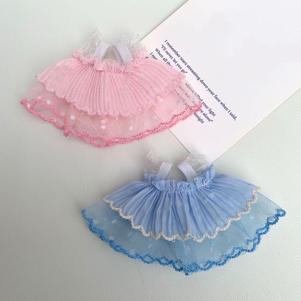 Cotton Princess Dress Plush Dolls Clothes for 15cm Cotton Doll/EXO Idol Dolls Clothes Decoration