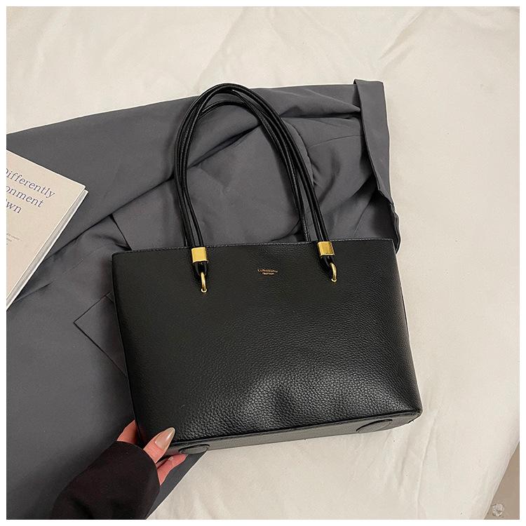 

Bag Ladies Premium Texture Work Commuter Bag 2025 New Retro Simple Tote Bag Large Capacity Shoulder Bag