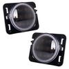 2pcs Front Fender Side Marker Led Light Angel Eye For Jeep Wrangler JK 2007-2017