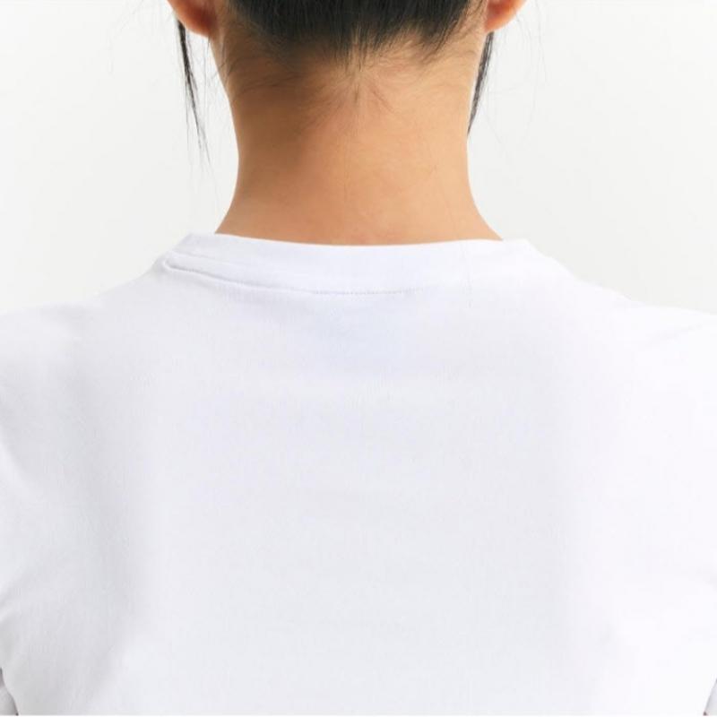 New Balance Tricou Rqk Nbnee2w422 10 Femei Tricou Scurt cu Mânecă Scurtă Semi Crop Strâmt Slim