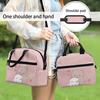 Kawaii Erdbeer-Katze Lunchtasche für Mädchen Kinder 8-10 10-12 Isoliert Lunchbox Tragbar Kühlbox Lunchbag Tragetasche Handtasche Mahlzeitenvorbereitung Organizer Arbeit Schule