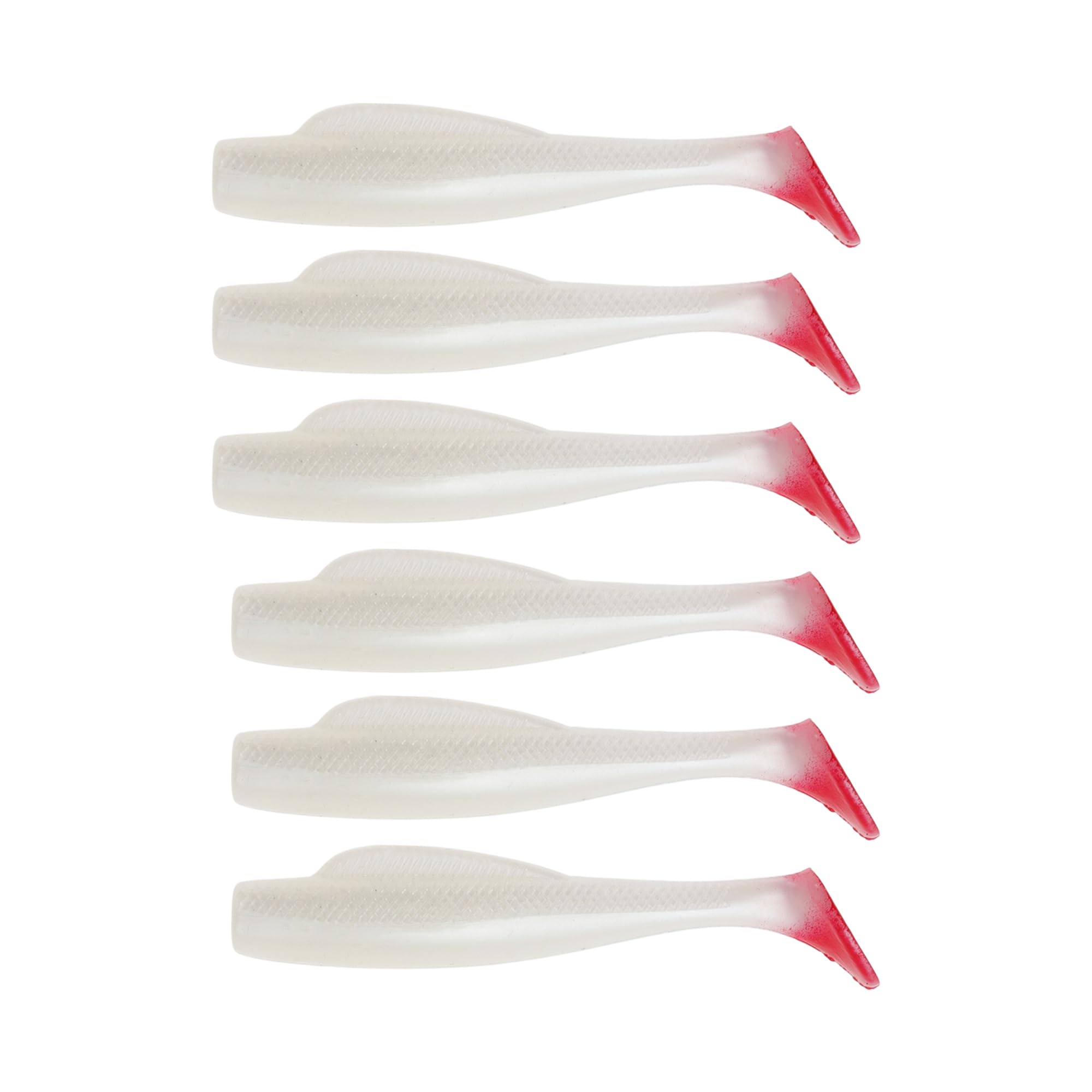 CAPASTEC Worm Worm Set Shad Tail Worm Soft Lure Bass 5g - 6 pieces