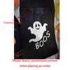 Personalised Halloween Socks Boo Pumpkin Autumn Spooky Socks Halloween Gothic Party Decor Accessories Photo Props Friend Present