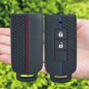 2 Button Key Cover For Mitsubishi Xpander Outlander ASX Pajero Eclipse Cross Montero Silicone Remote Car Key Case Cover Shell