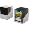GameGenic Deck Box: Bastion XL White (100ct) ? Durable and Sturdy TCG, OCG Card Storage ? Compatible with Pokemon Yugioh Commander and MTG Magic: The