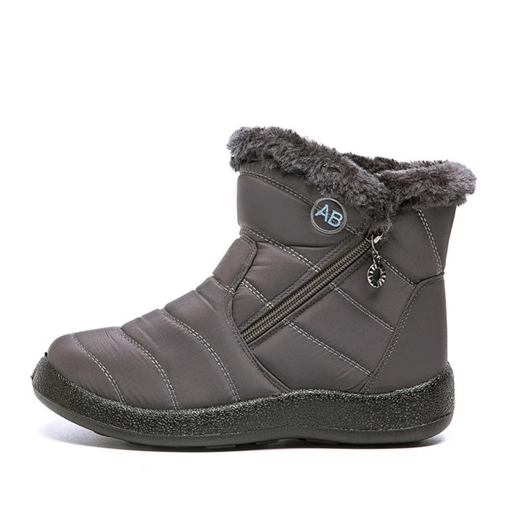 Ladies, Warm Shoes, Casual Shoes, Comfortable Shoes, Side Zippers, Waterproof Cotton Shoes, Snow Shoes