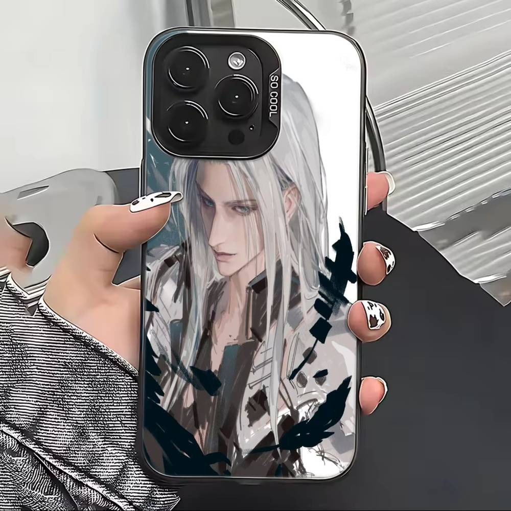 

Final F-Fantasy S-Sephiroth Cool Phone Case For iPhone 17,16,15,14,13,12,11 Plus,Pro Max,XS,Colorful Silver Black Cover iPhone12ProMax