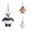 Wir Bären Plüsch-Schlüsselanhänger Grizzly, Eisbär und Panda Optionen!